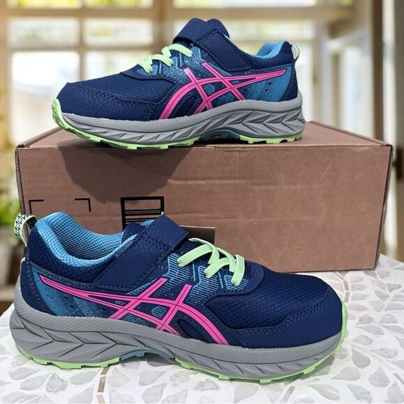 ASICS Pre Venture 9 PS Kids Supportive Sneakers Shoes Size 2 EU 33.5 - Picture 9 of 13